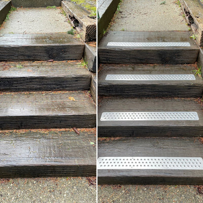 Anti-Slip Stair Strip for Outdoor Stairs - Durable Aluminum