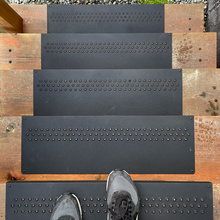 Load image into Gallery viewer, Anti-Slip Stair Tread Cover for Outdoor Stairs - Durable Aluminum
