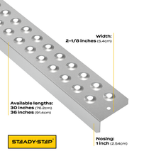 Load image into Gallery viewer, Anti-Slip Stair Nosing for Outdoor Stairs - Durable Aluminum

