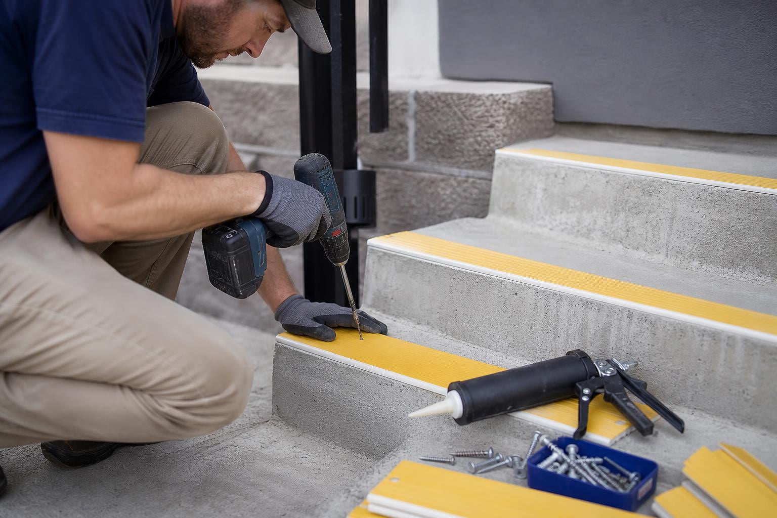 How to Install FRP Stair Nosing on Concrete Steps (2026)