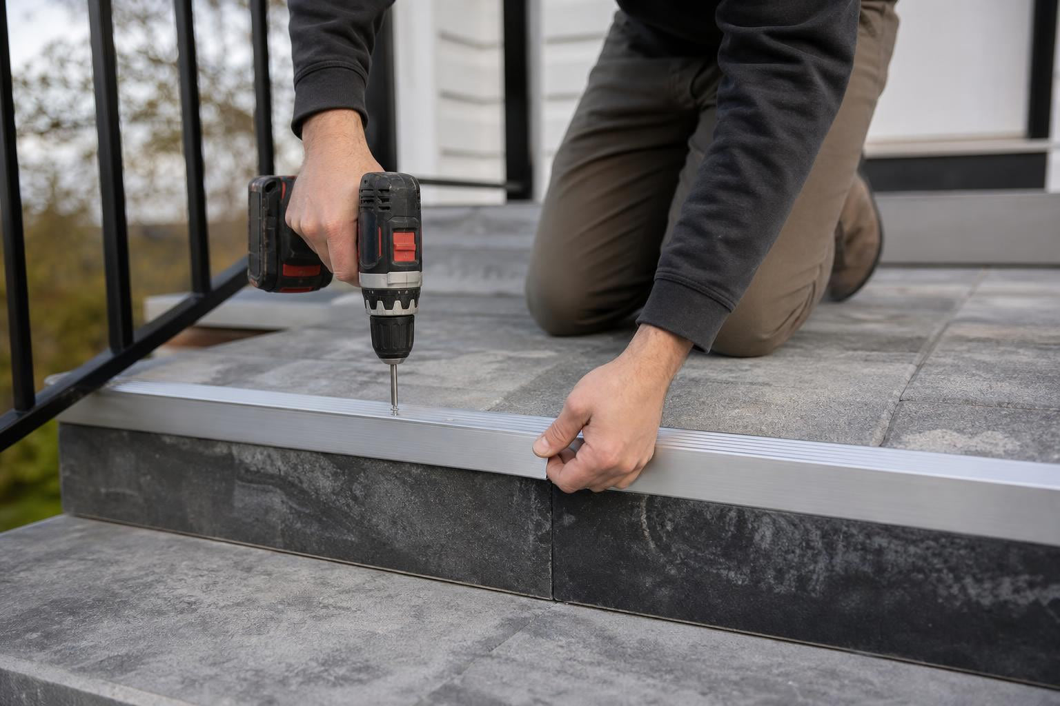 How to Install Aluminum Stair Nosing on Outdoor Stairs: 2026